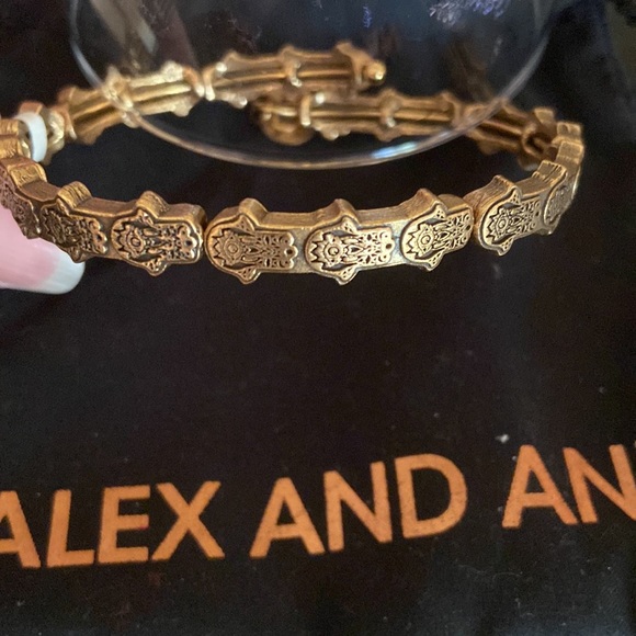 Alex and Ani Jewelry - NWT Alex and Ani Hand of Fatima VTG Route 66 Wrap